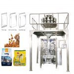 Uy hayvonlari uchun oziq-ovqat uchun to'ldirishni yopishtiruvchi qadoqlash mashinasini tashkil etuvchi avtomatik vertikal sumka