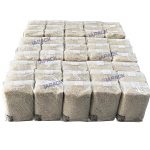 Don uchun to'ldirish qadoqlash mashinasini tashkil etuvchi yuqori stiker sumkasi bilan avtomatik tekis pastki